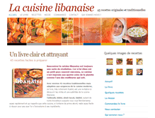 Tablet Screenshot of cuisineliban.com